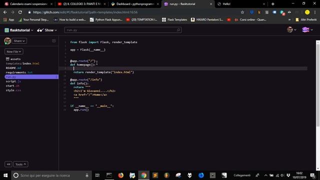 Publish an app or a blog on-line with Python and Glitch for free смотреть онлайн