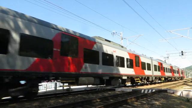 Скоростной поезд №815 "Ласточка" Краснодар - Роза-Хутор