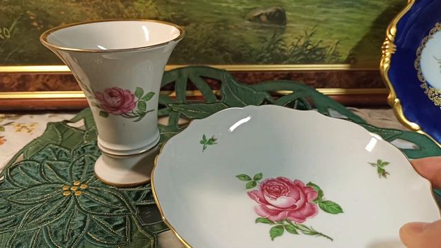 Мои антик. находки. 🌿#ФарфорLindner#Furstenberg#Altwasser и винтажные украшения. 🌿 смотреть онлайн