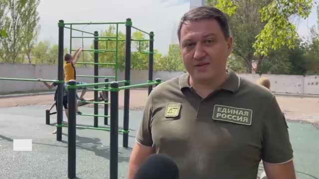 Дети из Енакиево рассказали о новых спортплощадках от Ленобласти