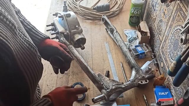 Днепр МТ обновленный редуктор под литой бескамерный диск смотреть онлайн