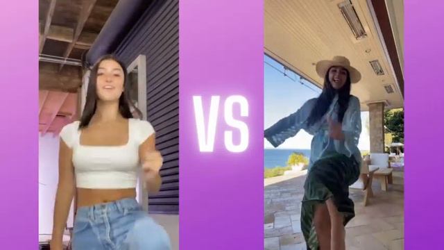 Charli D'Amelio Vs Addison Rae Tiktok Dance Battle