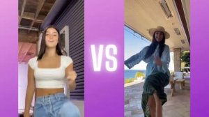 Charli D'Amelio vs Addison Rae tiktok dance battle