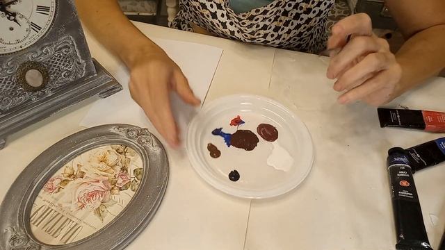ЦВЕТ "инжир" и "крот" учимся намешивать винтажные  оттенки!