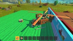 ВСЁ НЕ ПО ПЛАНУ! ПОРШНЕВЫЕ ВЕРТОЛЁТЫ с @QuantumGames| Scrap Mechanic