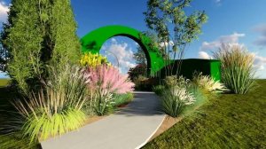 Ландшафтный дизайн. Конкурсный сад.