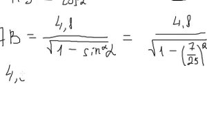 1 задание ЕГЭ 2023 по профильной математике. РЕШЕНИЕ.В треугольнике ABC угол C равен 90°, AC = 4,8,