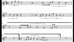 Тёмная ночь. Ноты.Саксофон-Тенор.