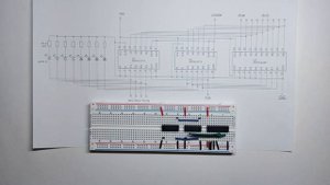 Дополнительные регистры для восьмибитного компьютера： регистр инструкций и регистр вывода