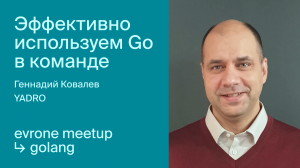 Эффективно используем Go в команде