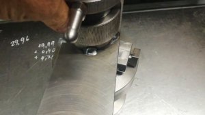 Самодельный инструмент для восстановления верхнего посадочного места под гильзу в блоке SCANIA 124.