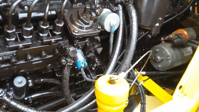 Работа ДВС Д-260 на погрузчике Амкодор. Продажа погрузчика. смотреть онлайн