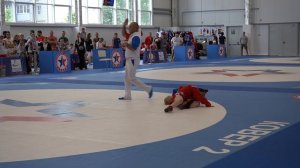 Вес 34 кг финал. Первенства России по самбо среди девушек