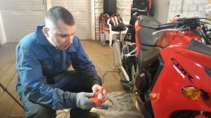 Honda CBR400R (CBR500R) замена масла