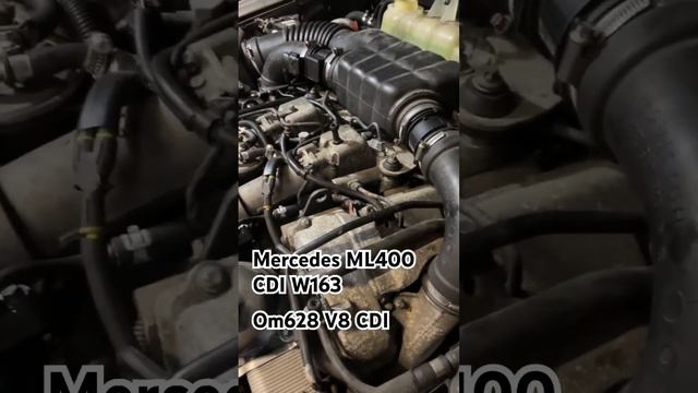 Mercedes ML400 CDI engine sound