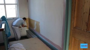 How to prep and paint a wall. Preparing and painting a wall.