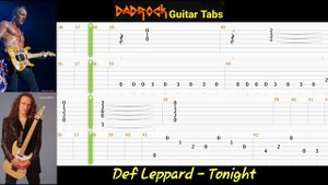 Tonight - Def Leppard - Lead Guitar TABS Lesson