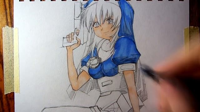 speed painting Chrono crusade. Rosette. Розетта
