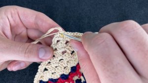 Прямоугольная салфетка для сервировки крючком, 3 часть из 4