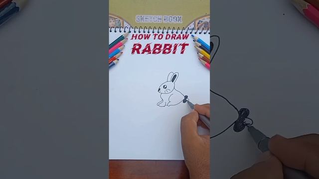 How to Draw Rabbit | Easy Step-by-Step Tutorial #howtodraw #rabbitbunny @artforkidshome