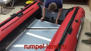 Обзор надувной лодки Polar Bird 320М полы из стеклокомпозита