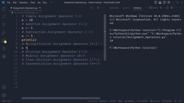 Mastering Assignment Operators in Python in Hindi: A Beginner's Guide