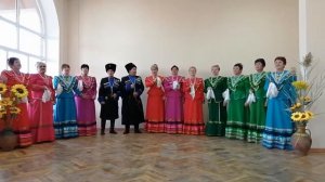 Казачий хор Терское раздолье"Скакал казак  через долину" ст.Галюгаевская