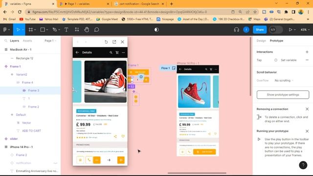 Advanced prototyping with variables in Figma (June 2023 Big Update)