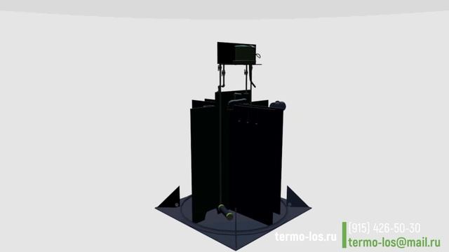 Автономная канализация "Термо-ЛОС". Внутреннее устройство.
