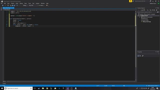 Python Search Algorithms - Binary Search