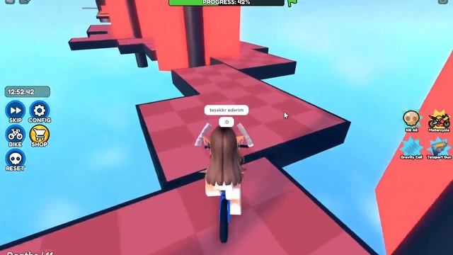 BİSİKLETLE ? OBBY ?Roblox Obby But You're on a Bike смотреть онлайн