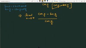 limit x tends to pi '[(1-sinx/2)/(cos(x/2)(cosx/4-sinx/4))]' ||| `(1-sinx/2)/(cosx/2(cosx/4-sinx/4)