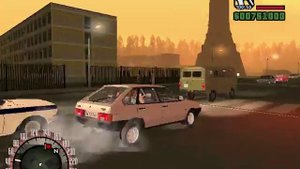 GTA SA Криминальная Россия - обзор ВАЗ 2109