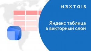 NextGIS Toolbox – Яндекс-таблица в векторный слой