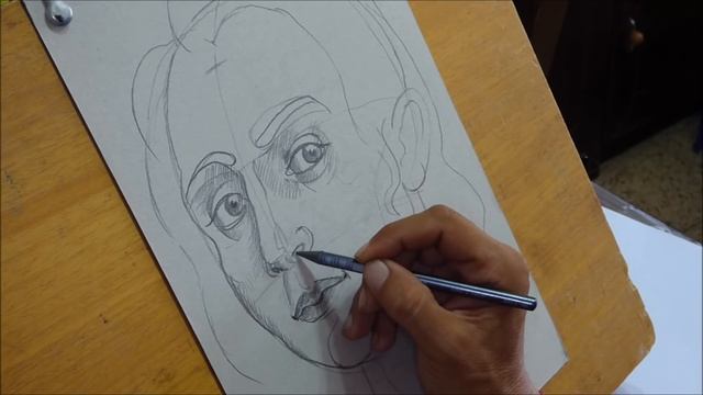 How to draw a face- Painting lesson | Как нарисовать лицо- Урок рисование смотреть онлайн