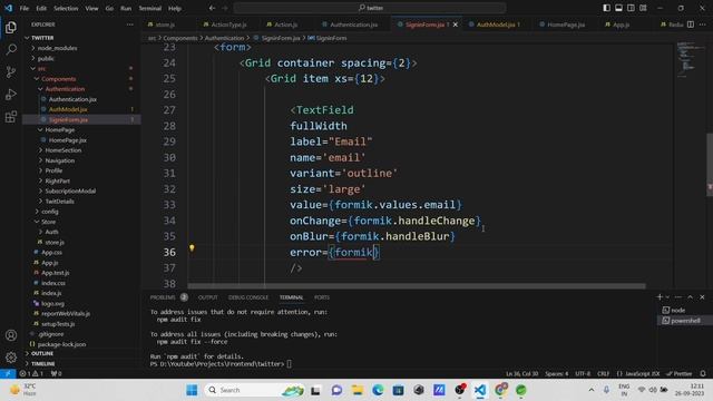 Building A Twitter Full Stack Clone Using Spring Boot, React, MySQL, MUI Tailwind and Formik