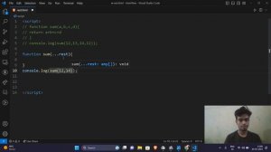 REST PARAMETER IN JAVASCRIPT FOR INTERVIEW PREPARATION