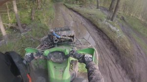 Kawasaki brute force and обкатка kayo