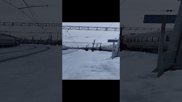 Моя поездка на поезде 20 января 2024 - станция Рязань.