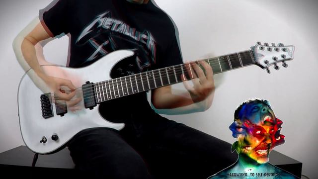 Metallica Hardwired played on a 7 string guitar - WHAT IF METALLICA TUNED DOWN? смотреть онлайн
