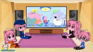 |Gacha Club| ? Roblox Peppa Pig Family Reacts to Funny Piggy Memes Part 3