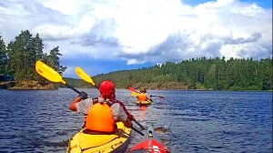 Байдарки / Байдарочный поход / Отдых в Карелии / Ладожские шхеры / Катание на байдарках / Карелия