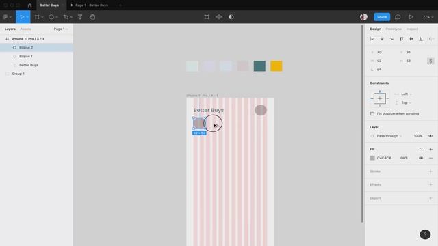 Flutter Shopping App Tutorial 2 - Start Designing Mobile App using Figma