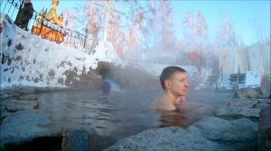 Зимнее купание в Ачаирском монастыре.