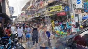 Празднование Сонгкран в Паттайе