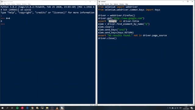 1 - Webtesting con Python y Selenium  - Primer script