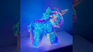 Волшебный Единорог Светильник Каркасная фигура