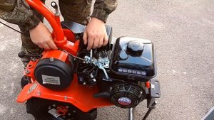 Мотоблок Агат ручка газа  от КИТАЯЦА Укороченная версия