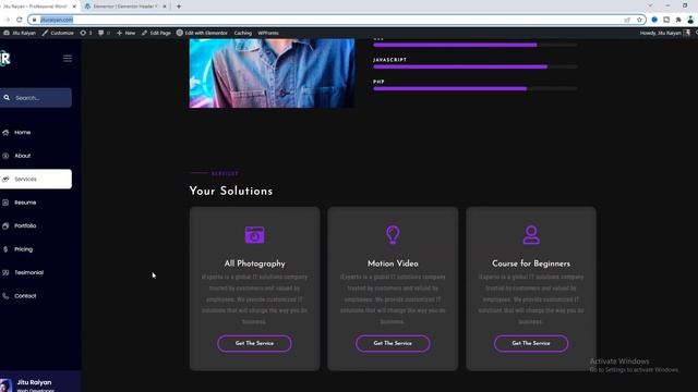 Elementor Vertical Header with Sidebar Navigation Menu in WordPress | Elementor Side Vertical Menu смотреть онлайн