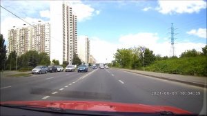 Развороты на ул Старобитцевской Экзаменационный маршрут Северное Бутово.